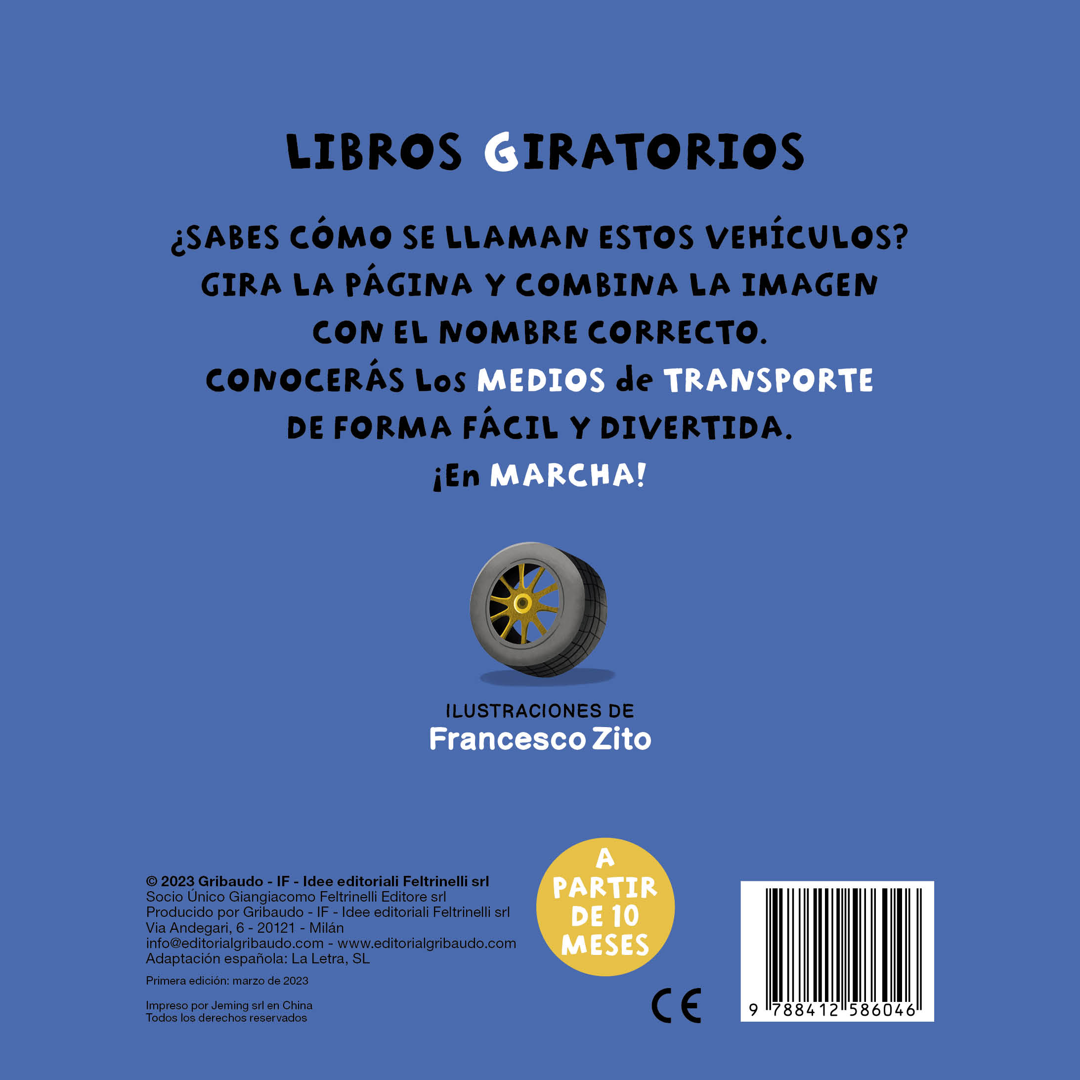 Cop Libri Girevoli - I Mezzi di Trasporto SPA CC2022 TRASERA